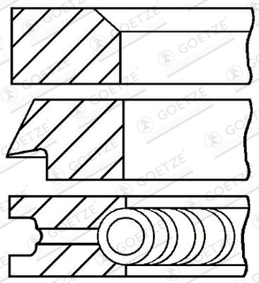 WG1096469 WILMINK GROUP Комплект поршневых колец