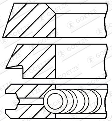 WG1096415 WILMINK GROUP Комплект поршневых колец