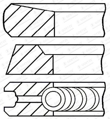 WG1938968 WILMINK GROUP Комплект поршневых колец