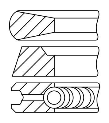 PR27050 FAI AutoParts Комплект поршневых колец