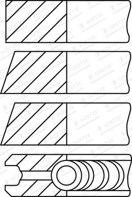 WG1187690 WILMINK GROUP Комплект поршневых колец