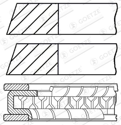 WG1187489 WILMINK GROUP Комплект поршневых колец