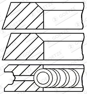 WG1187289 WILMINK GROUP Комплект поршневых колец