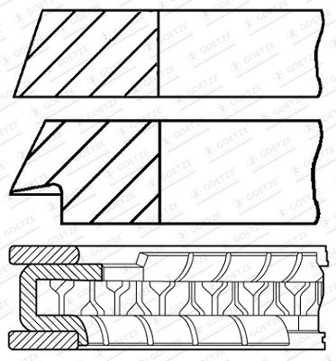 WG2046367 WILMINK GROUP Комплект поршневых колец