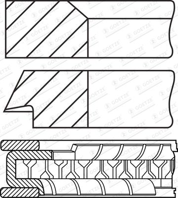 WG2171357 WILMINK GROUP Комплект поршневых колец