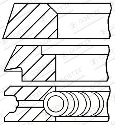 WG1096598 WILMINK GROUP Комплект поршневых колец