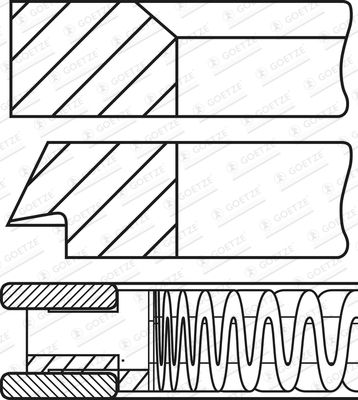 WG2202079 WILMINK GROUP Комплект поршневых колец