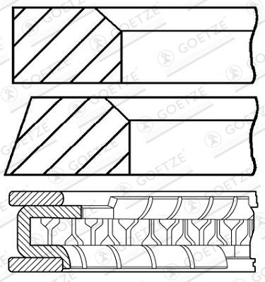 WG1187874 WILMINK GROUP Комплект поршневых колец