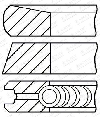 WG1939035 WILMINK GROUP Комплект поршневых колец