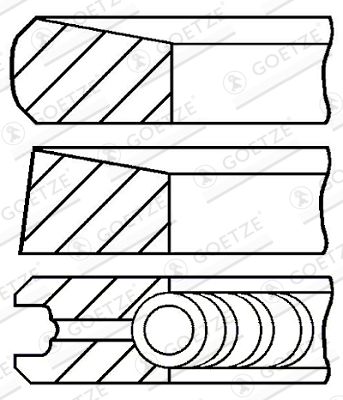 WG1096342 WILMINK GROUP Комплект поршневых колец