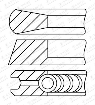 WG2191578 WILMINK GROUP Комплект поршневых колец