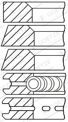 WG1187223 WILMINK GROUP Комплект поршневых колец