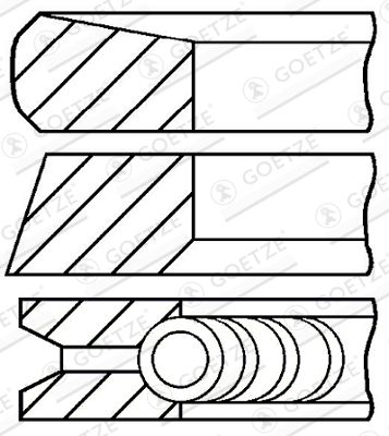 WG1096240 WILMINK GROUP Комплект поршневых колец