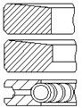PR9000 FAI AutoParts Комплект поршневых колец
