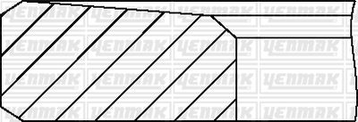 9109420000 YENMAK Комплект поршневых колец