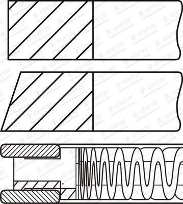 WG1096431 WILMINK GROUP Комплект поршневых колец