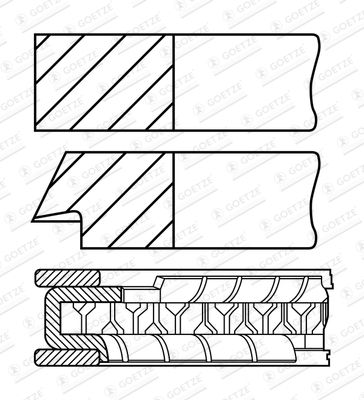 WG2171345 WILMINK GROUP Комплект поршневых колец