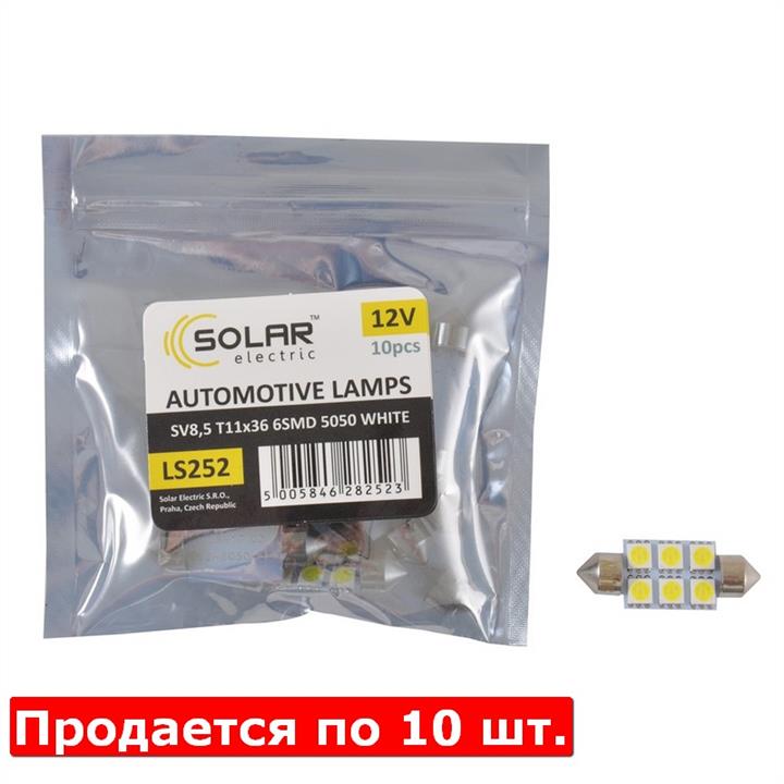Лампа светодиодная Festoon 36 12V SV8,5 (LS252P) SOLAR LS252_P