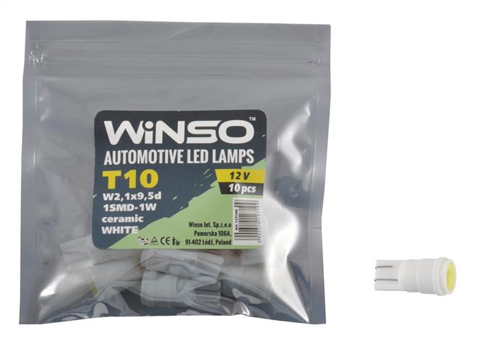 Лампа светодиодная T10 12V W2,1x9,5d (10 шт.) (127100) Winso 127100