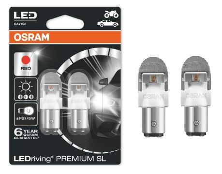 Лампа светодиодная Osram LEDriving Premium SL P215W 12V BAY15d (2 шт.) (1557R02B) Osram 1557R-02B