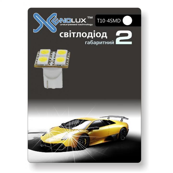 Лампа светодиодная T10 12V W2,1x9,5d (2 шт.) (20052) Xenolux 20052