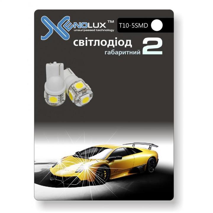 Лампа светодиодная T10 12V W2,1x9,5d (2 шт.) (20106) Xenolux 20106