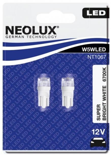 Лампа светодиодная T10 12V W2,1x9,5d (NT1067) Neolux NT1067