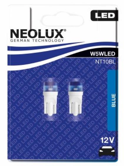 Лампа светодиодная T10 12V W2,1x9,5d (NT10BL) Neolux NT10BL