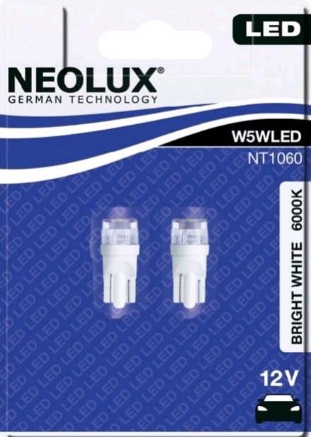 Лампа светодиодная T10 12V W2,1x9,5d (NT1060) Neolux NT1060