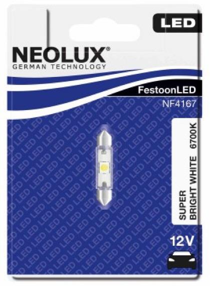 Лампа светодиодная Festoon 41 12V SV8,5 (NF4167) Neolux NF4167