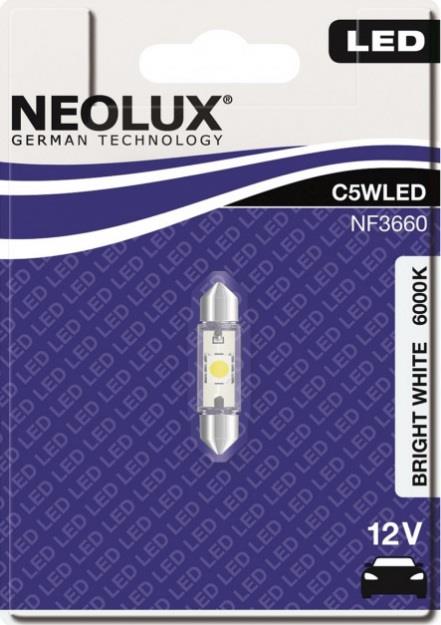 Лампа светодиодная Festoon 36 12V SV8,5 (NF3660) Neolux NF3660