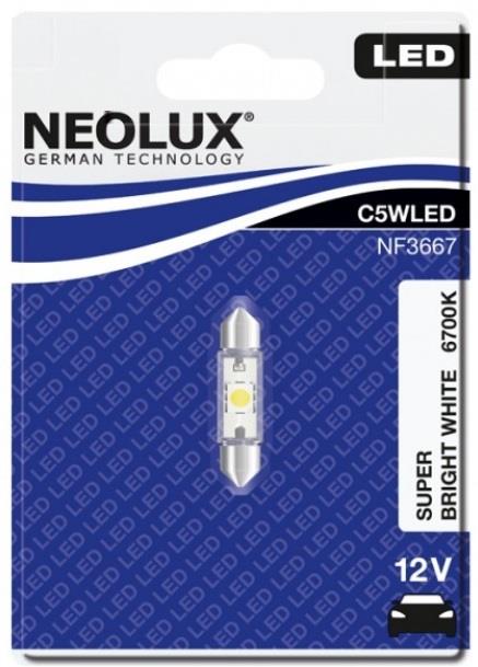Лампа светодиодная Festoon 36 12V SV8,5 (NF3667) Neolux NF3667
