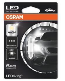Лампа светодиодная Osram LEDriving WarmWhite Festoon 41 12V SV8,5 (6499WW01B) Osram 6499WW 01B