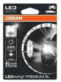 Лампа светодиодная Osram LEDriving CoolWhite Festoon 31 12V SV8,5 (6497CW01B) Osram 6497CW 01B
