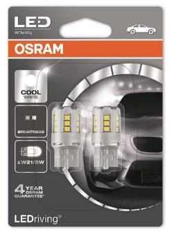 Лампа светодиодная Osram LEDriving Standart T20 12V W3x16q (2 шт.) (7715CW02B) Osram 7715CW-02B