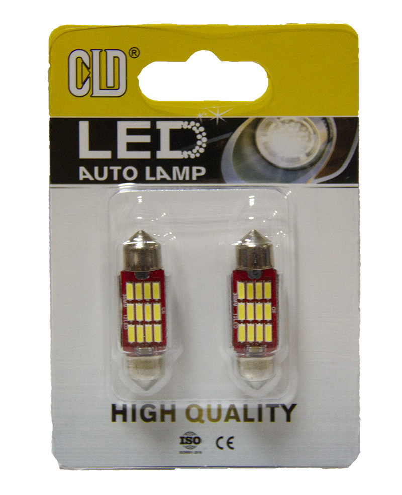 Комплект светодиодных ламп CLD L22109CHW C5W 36 mm (CANBUS) LED 2 шт