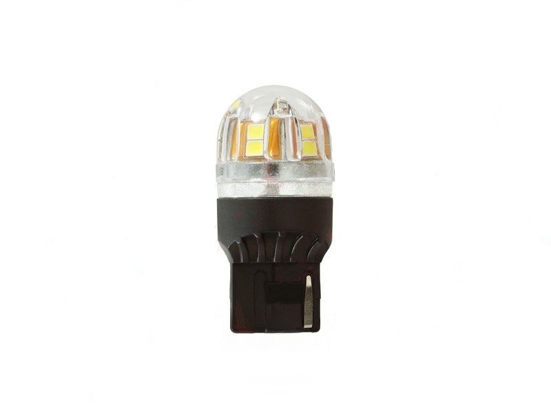Лампа светодиодная LYNXauto LD15521C LED W21W T20 12V W3X16D 6000K Canbus