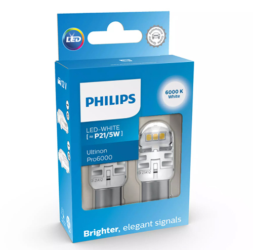 Лампа светодиодная Philips Ultinon Pro6000 SI P21 12V (11499CU60X2)