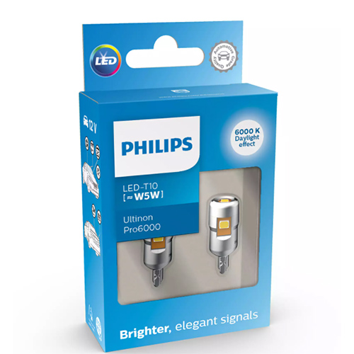 Лампа светодиодная Philips Ultinon Pro6000 SI T10 12V (11961CU60X2)