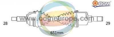 18273040 Multiparts Приводной вал