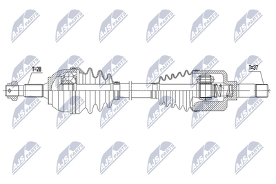 NPWPE057 NTY Приводной вал