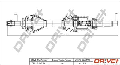 DP2110100194 Dr!ve+ Приводной вал