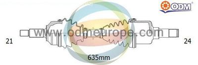 18161160 Multiparts Приводной вал