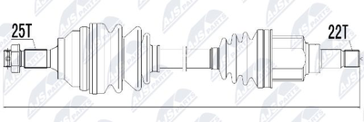 NPWCT018 NTY Приводной вал