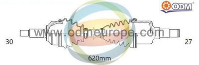 18001610 Multiparts Приводной вал