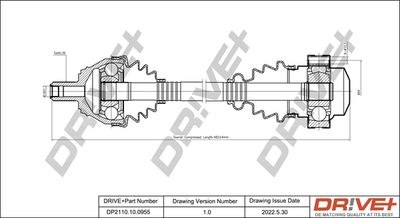 DP2110100955 Dr!ve+ Приводной вал