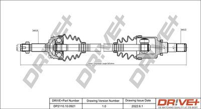 DP2110100921 Dr!ve+ Приводной вал