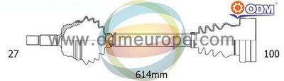 18343020 Multiparts Приводной вал