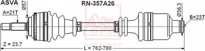 RN357A26 ASVA Приводной вал