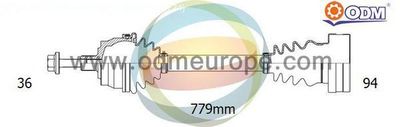 18212900 Multiparts Приводной вал